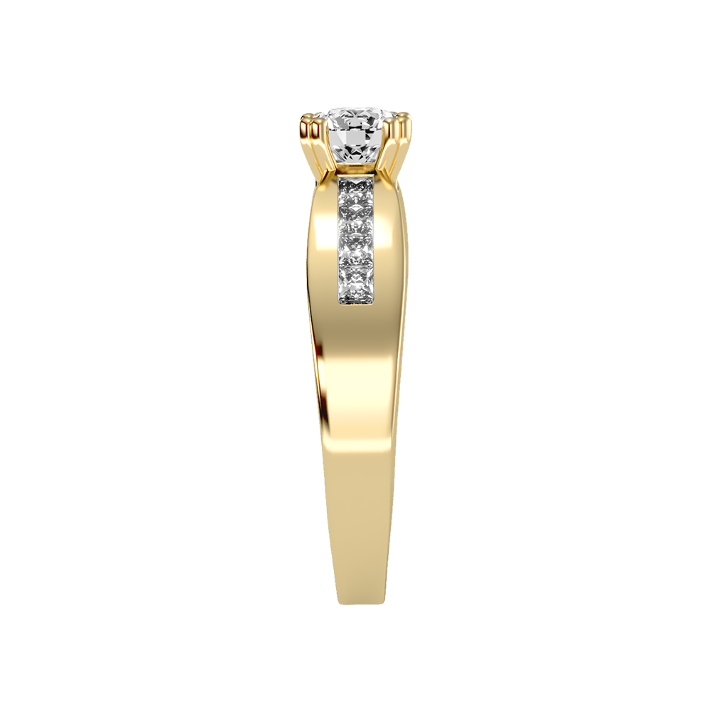 Choice Solitaire Ring In 925 Sterling Silver - Four