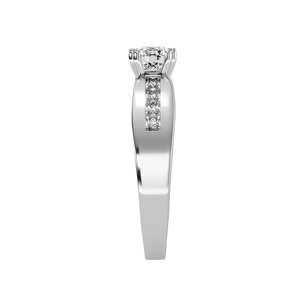 Choice Solitaire Ring In 925 Sterling Silver - Seven