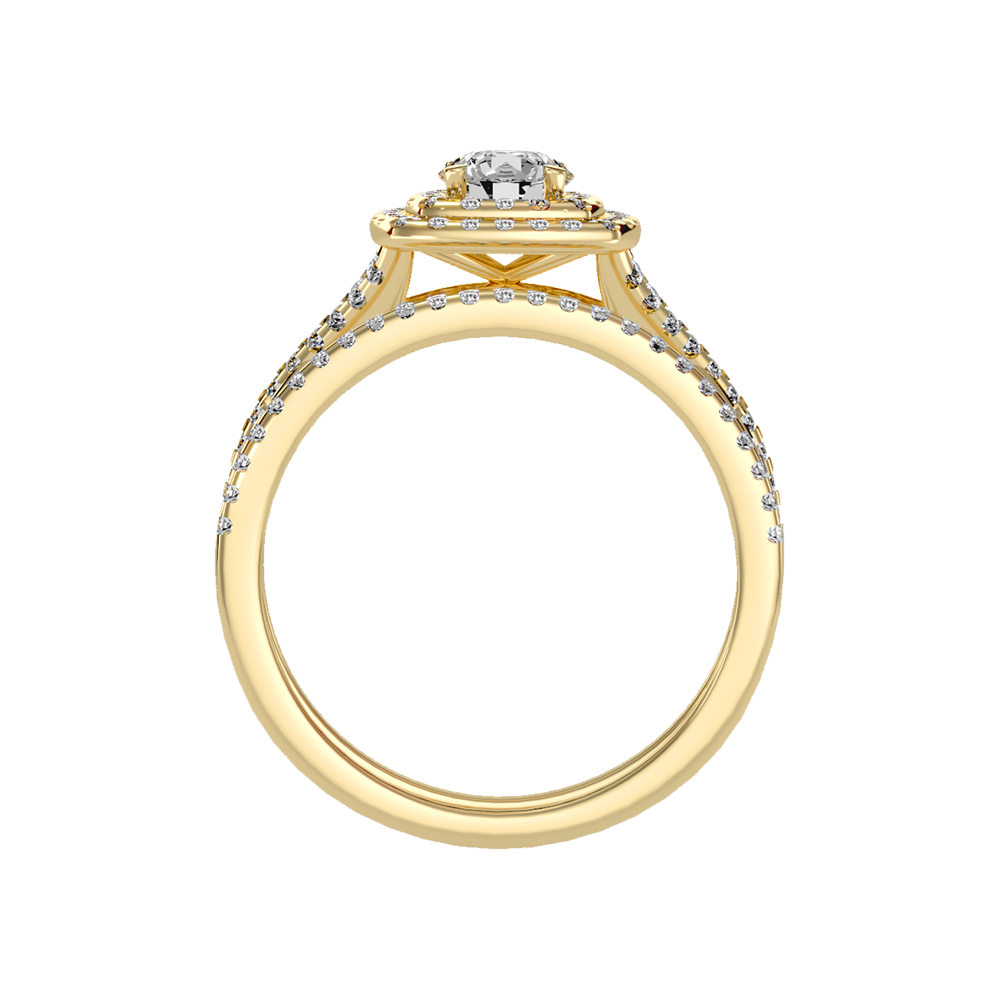 Cisting Bridal Ring Set In 925 Sterling Silver - Twelve