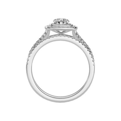 Cisting Bridal Ring Set In 925 Sterling Silver - Four