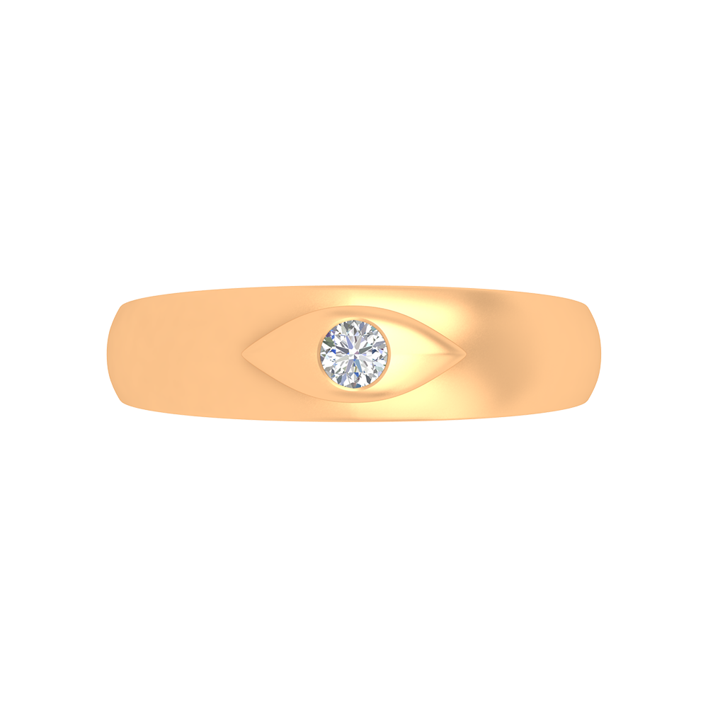 Classic Row Single Stone Ring - Ten