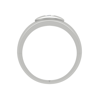 Classic Row Single Stone Ring - Two