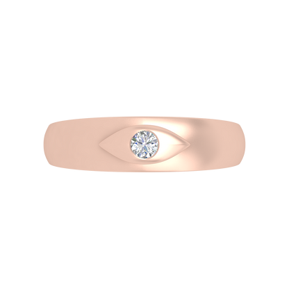 Classic Row Single Stone Ring - Six