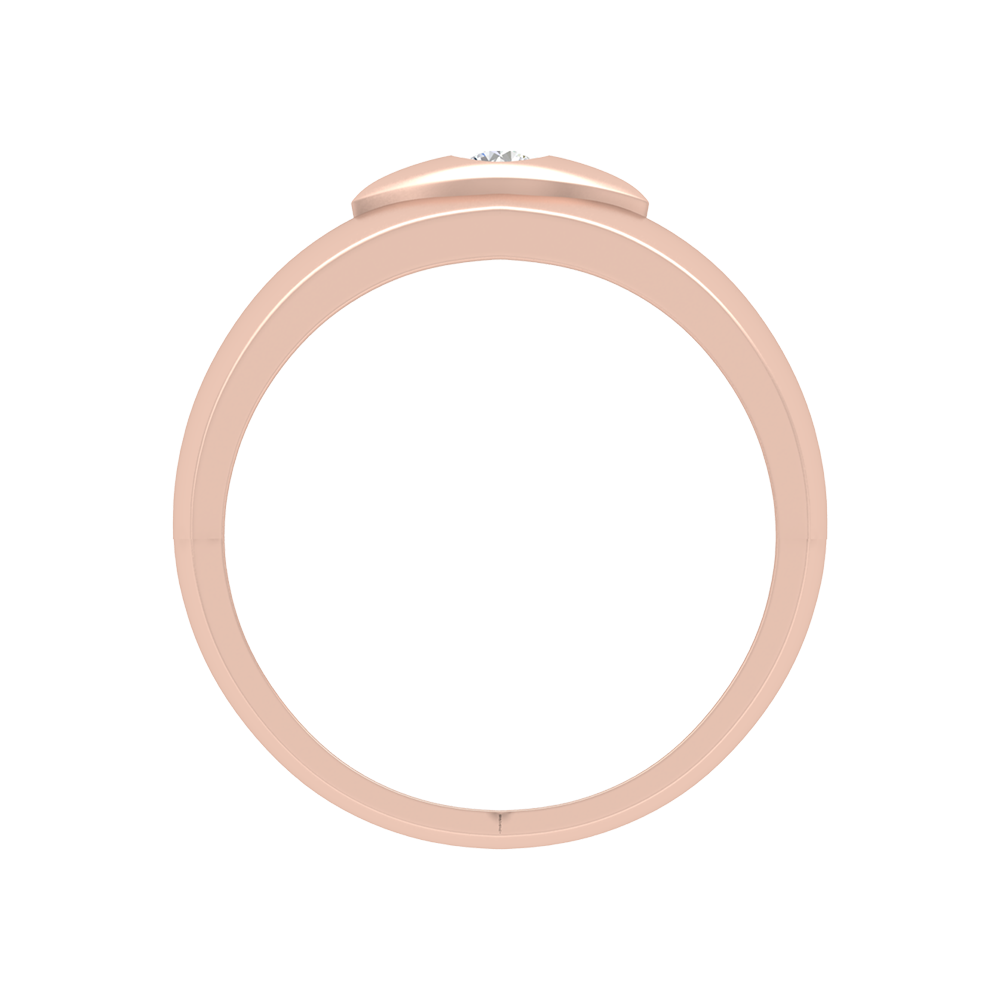 Classic Row Single Stone Ring - Eight