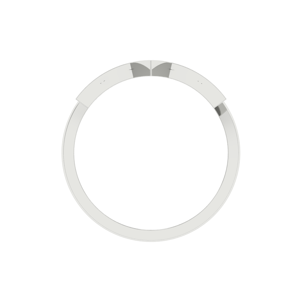 Classy Star Band In 925 Sterling Silver - Nine