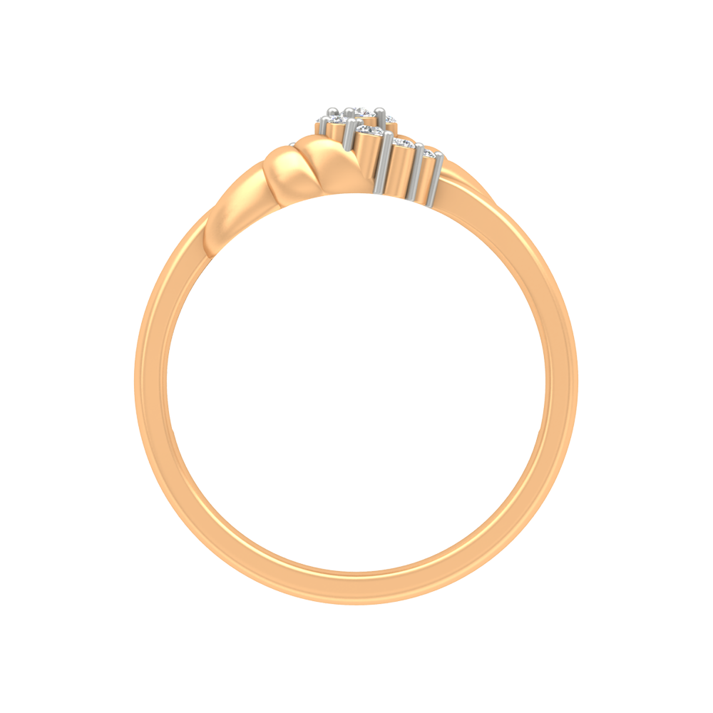 Classy Diamond Band In 925 Sterling Silver - Twelve