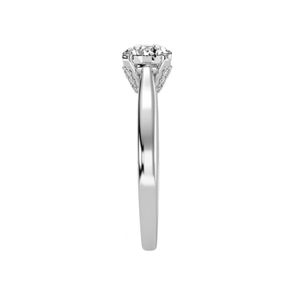 Classy Diamond Ring In 925 Sterling Silver - Three