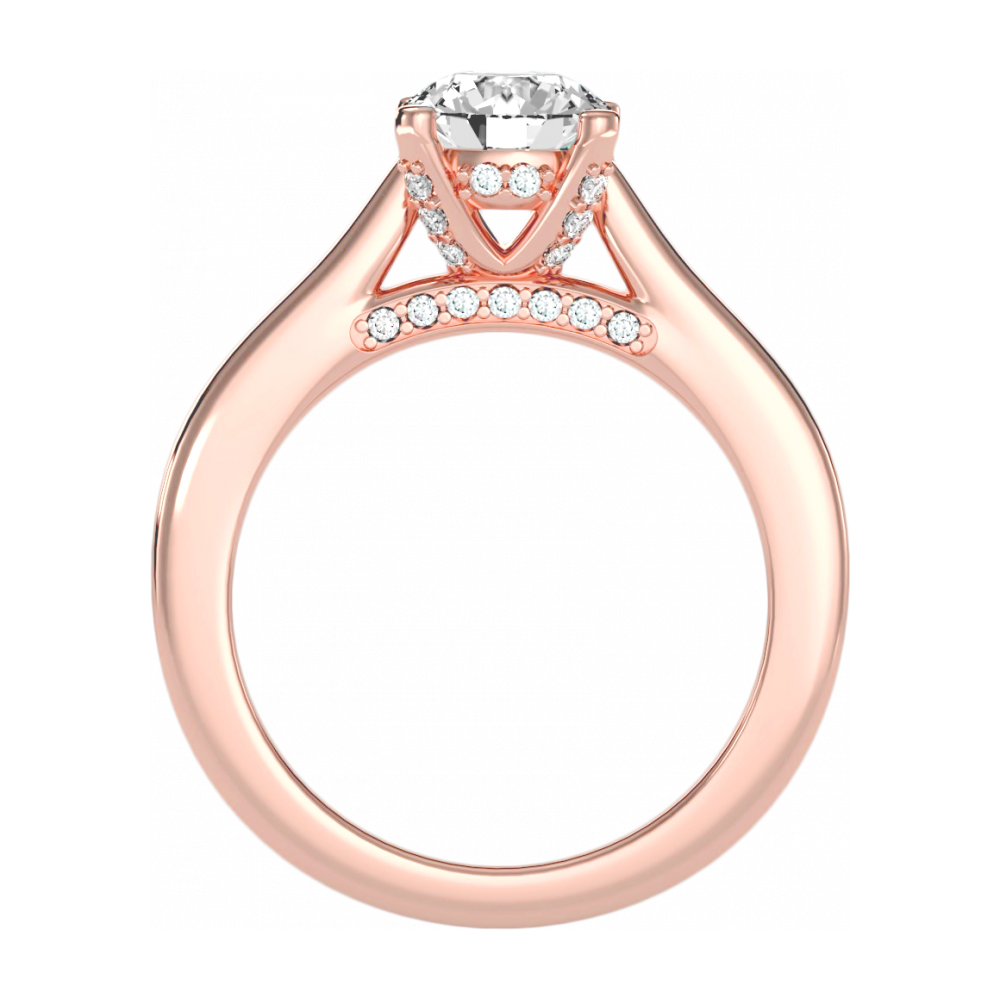 Classy Diamond Ring In 925 Sterling Silver - Nine