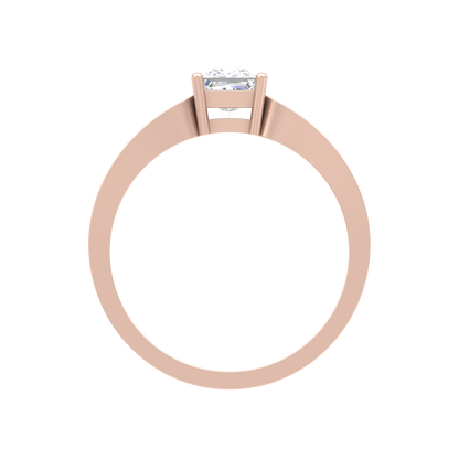 Classy Loop Solitaire Ring - Two