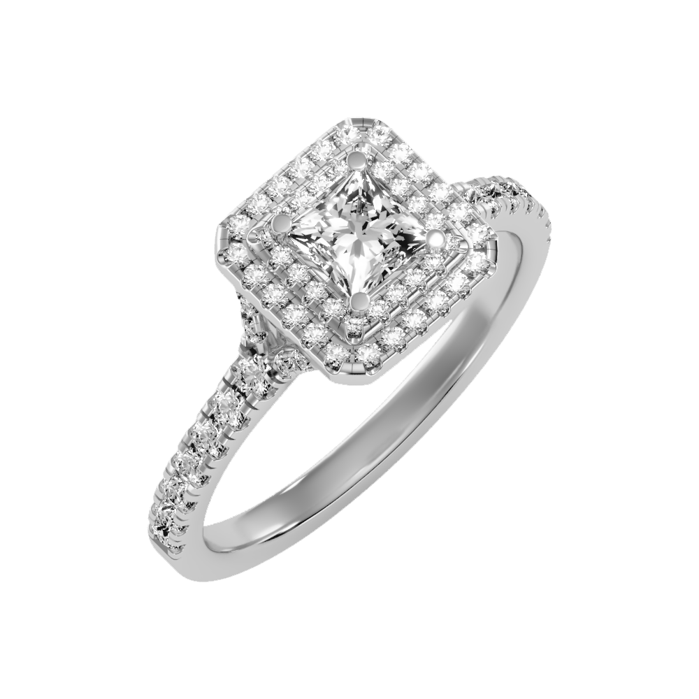 Classy Solitaire Ring In 925 Sterling Silver - Two