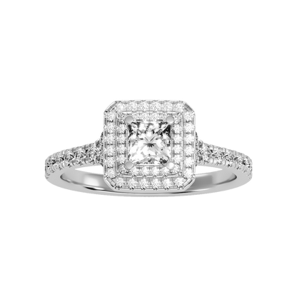 Classy Solitaire Ring In 925 Sterling Silver - Four