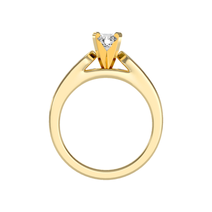 Clever Solitaire Ring - Ten
