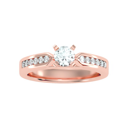 Clever Solitaire Ring - Seven