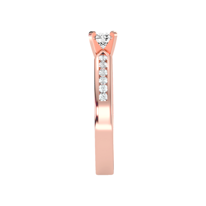 Clever Solitaire Ring - Eight
