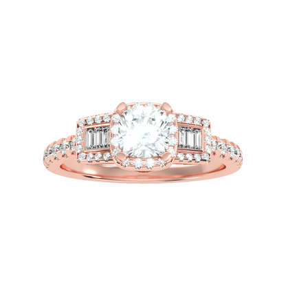 Clinquant Diamond Ring In 925 Sterling Silver - Two