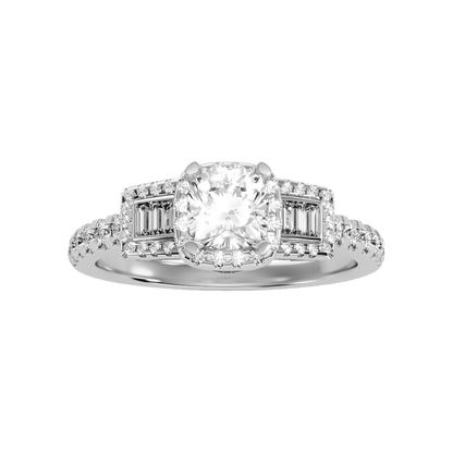 Clinquant Diamond Ring In 925 Sterling Silver - Six
