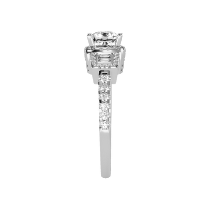 Clinquant Diamond Ring In 925 Sterling Silver - Seven