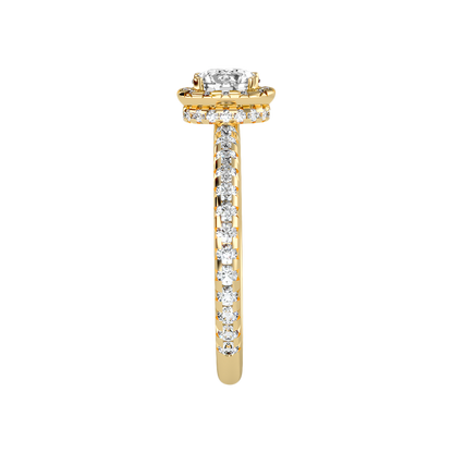Clotish Halo Ring - Eleven
