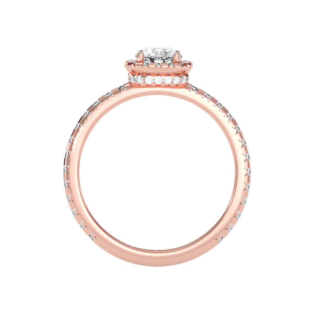 Clotish Halo Ring - Two