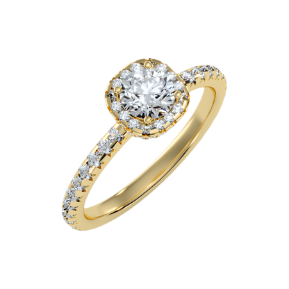 Clotish Halo Ring - Nine