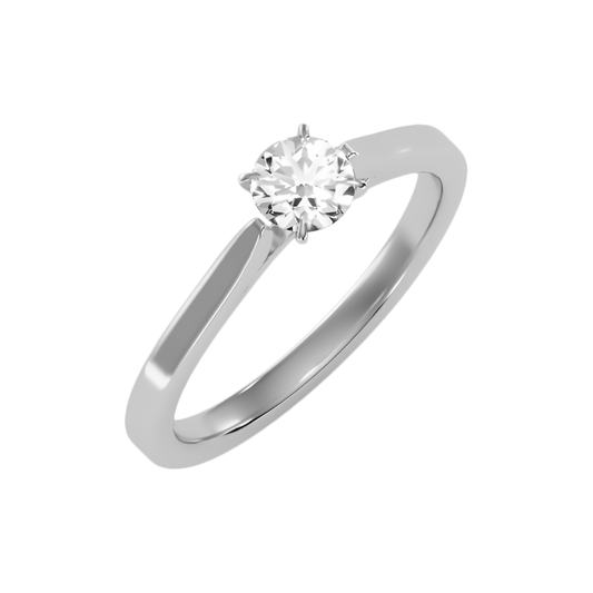 Cloud Classic Solitaire Ring - One