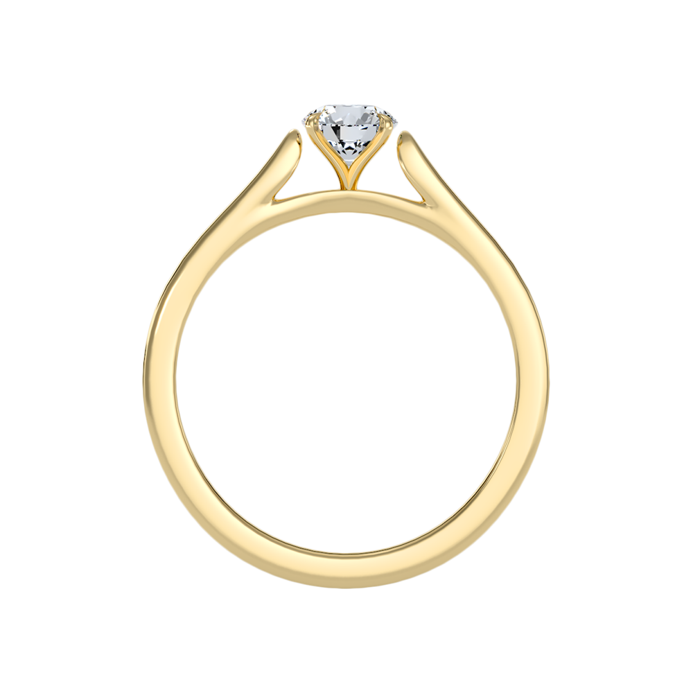 Cloud Classic Solitaire Ring - Twelve