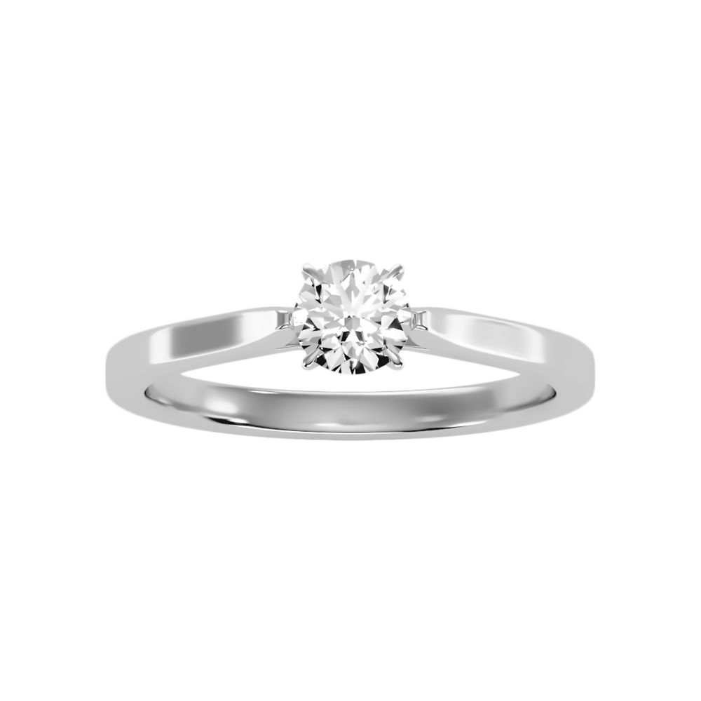 Cloud Classic Solitaire Ring - Three