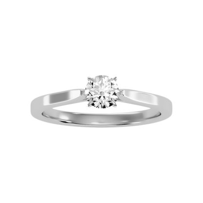 Cloud Classic Solitaire Ring - Three