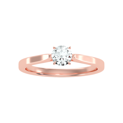 Cloud Classic Solitaire Ring - Seven