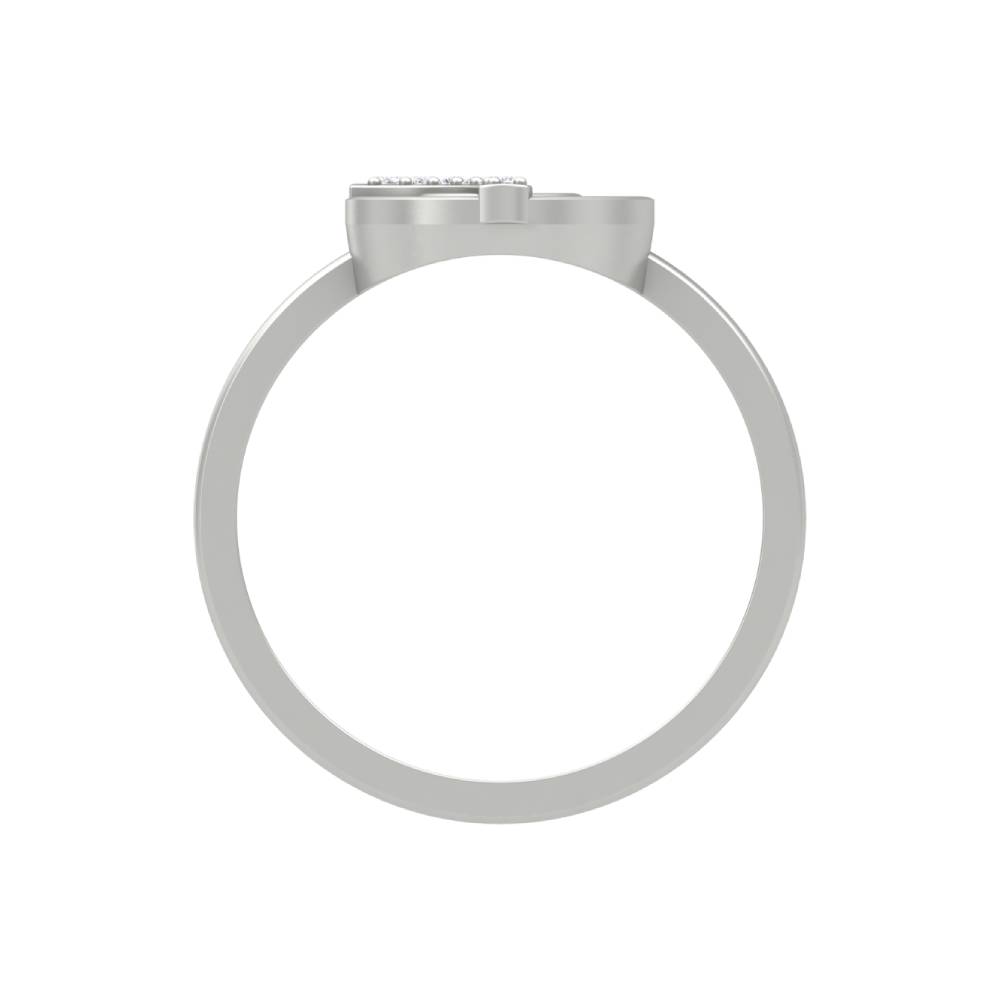 Concentric Circle Diamond Ring - Eight
