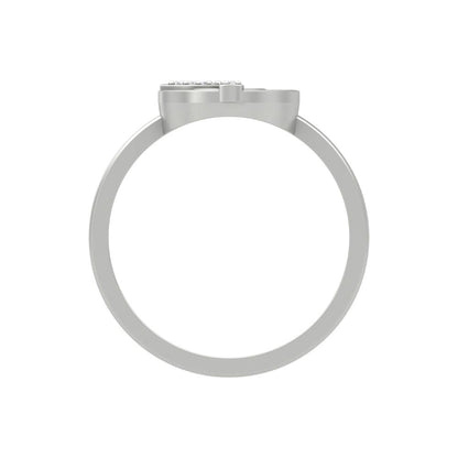 Concentric Circle Diamond Ring - Eight