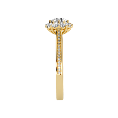 Congenial Diamond Ring In 925 Sterling Silver - Eleven