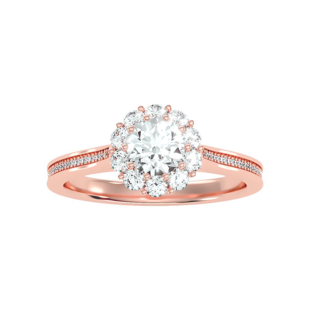 Congenial Diamond Ring In 925 Sterling Silver - Two