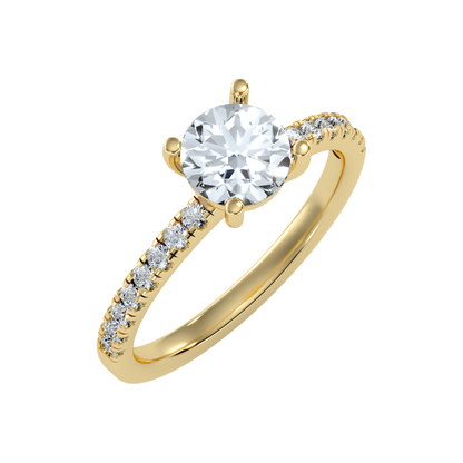 Cool Solitaire Ring - One