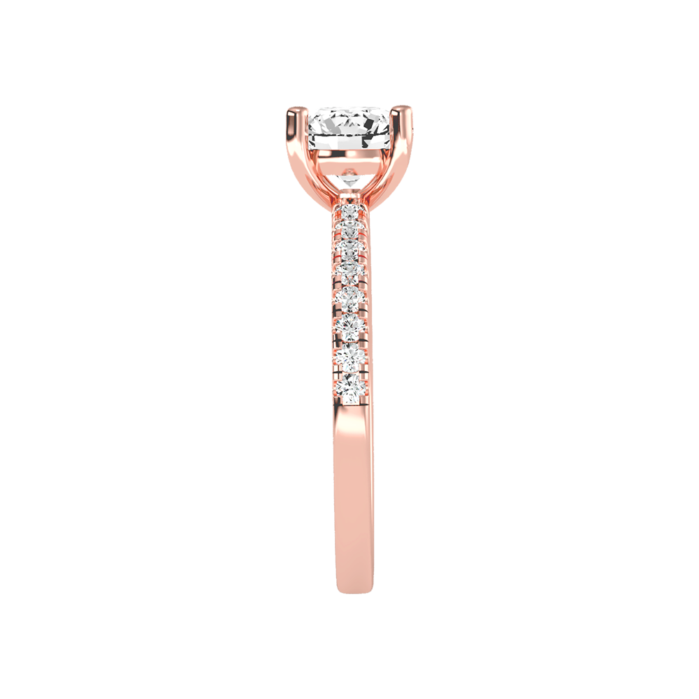Cool Solitaire Ring In 925 Sterling Silver - Twelve