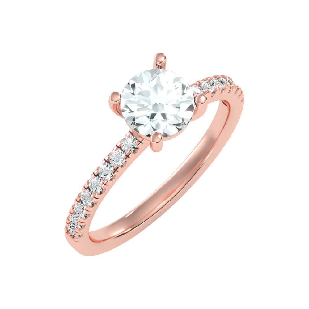 Cool Solitaire Ring - Nine
