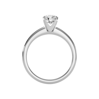 Coquillage Classic Solitaire Ring In 925 Sterling Silver - Three
