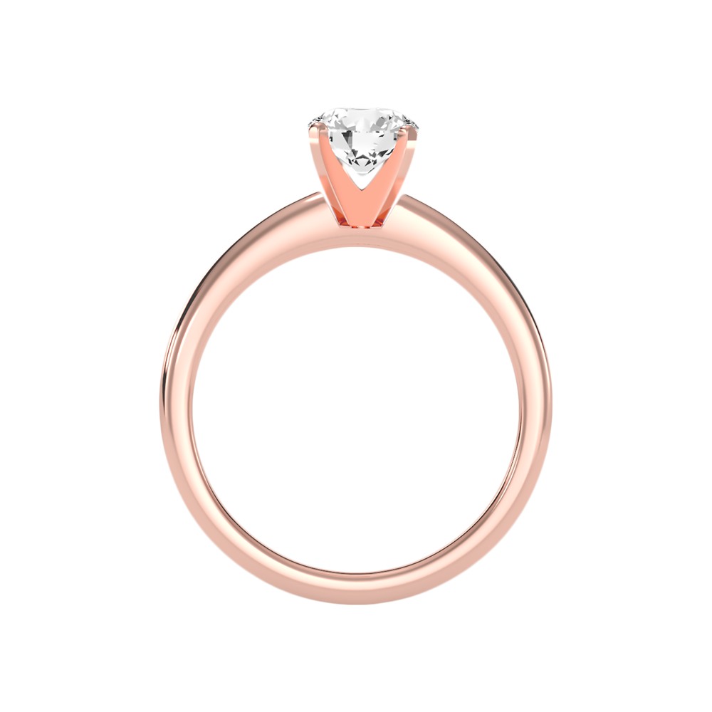 Coquillage Classic Solitaire Ring In 925 Sterling Silver - Seven