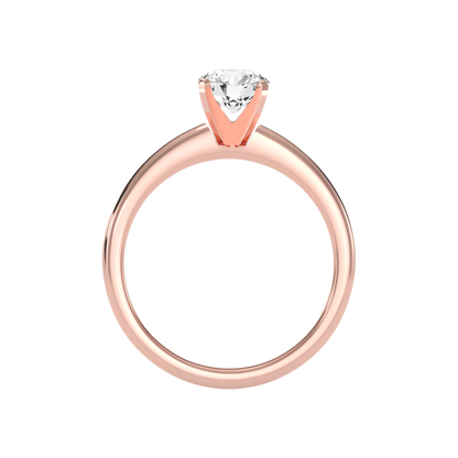 Coquillage Classic Solitaire Ring In 925 Sterling Silver - Seven