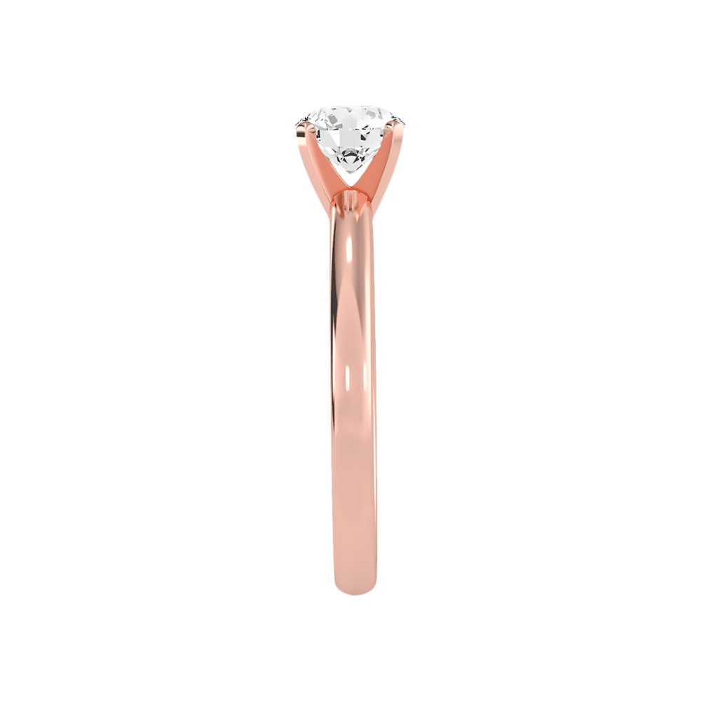 Coquillage Classic Solitaire Ring In 925 Sterling Silver - Nine