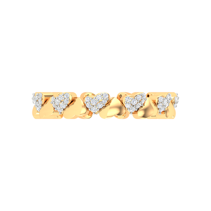 Coralie Heart Ring In 925 Sterling Silver - Ten