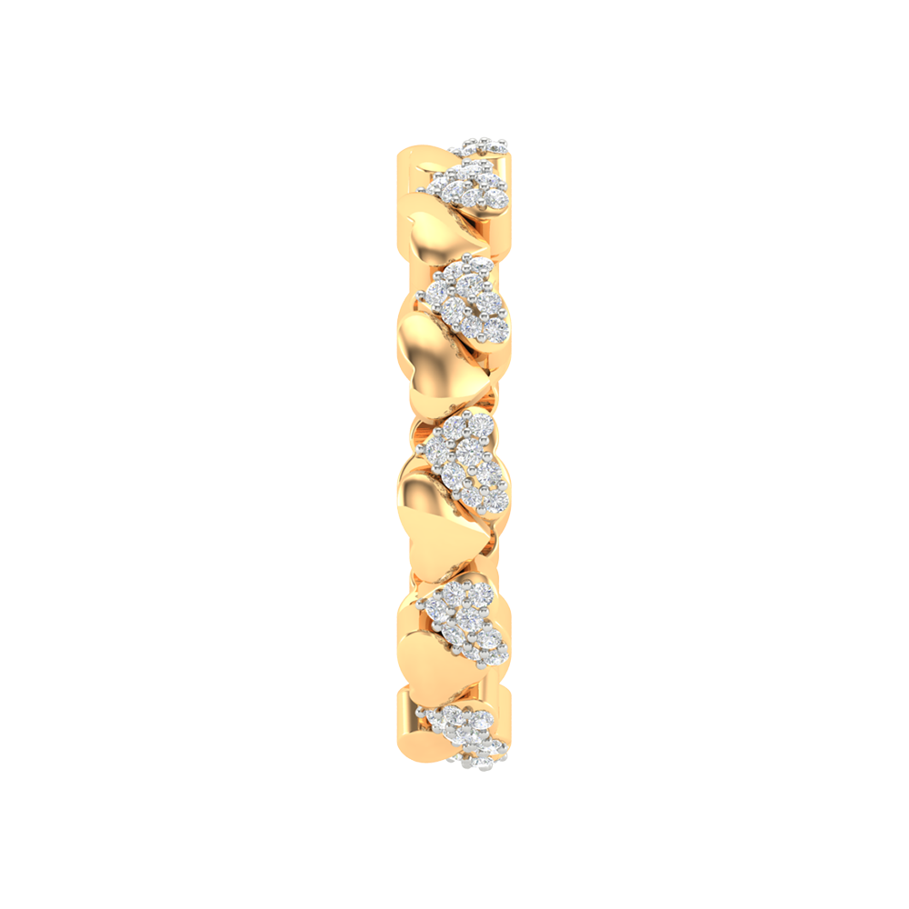 Coralie Heart Ring In 925 Sterling Silver - Eleven