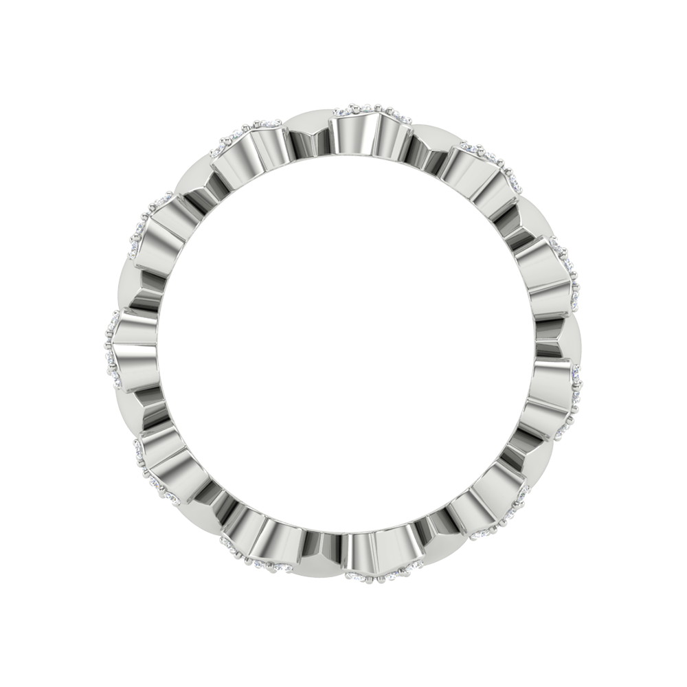 Coralie Heart Ring In 925 Sterling Silver - Two