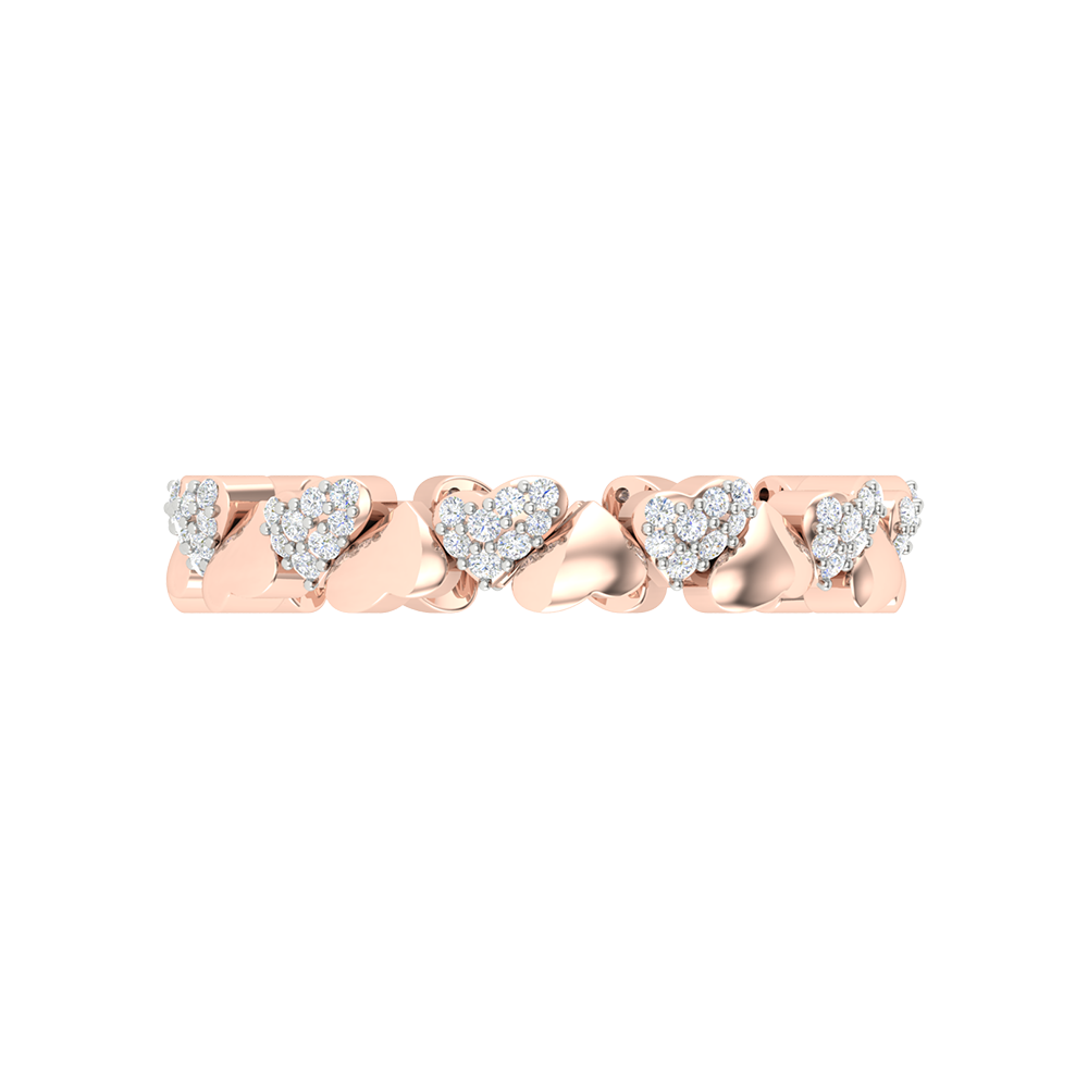Coralie Heart Ring In 925 Sterling Silver - Seven