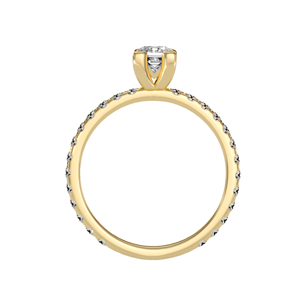 Coruscating Solitaire Ring In 925 Sterling Silver - Two