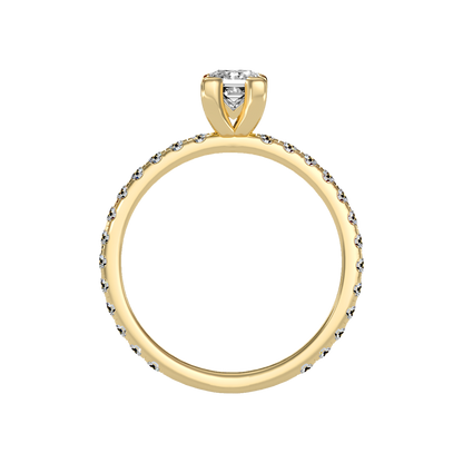 Coruscating Solitaire Ring In 925 Sterling Silver - Two