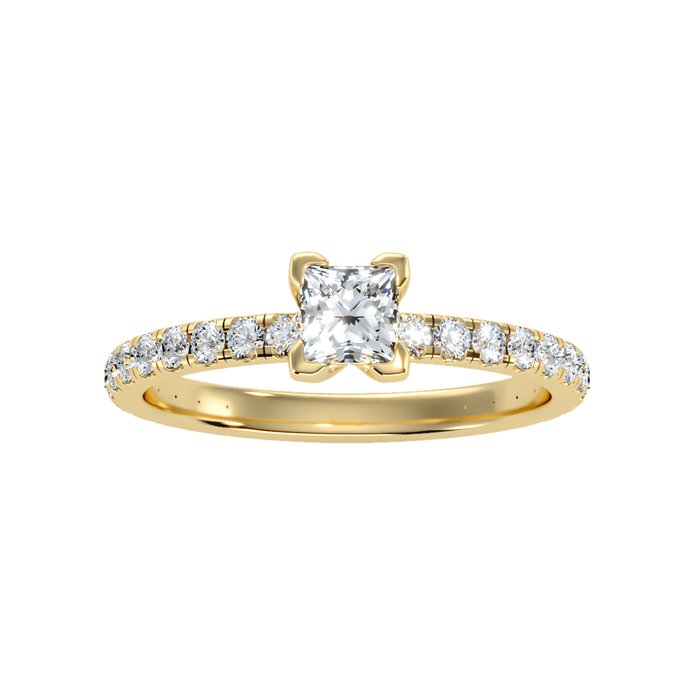 Coruscating Solitaire Ring - Three