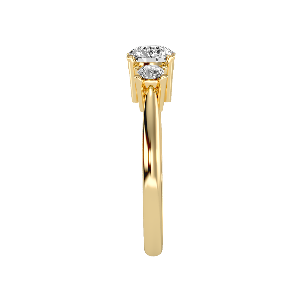 Coruscating Tri Stone Ring - Eleven
