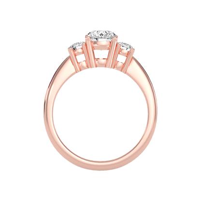Coruscating Tri Stone Ring - Four
