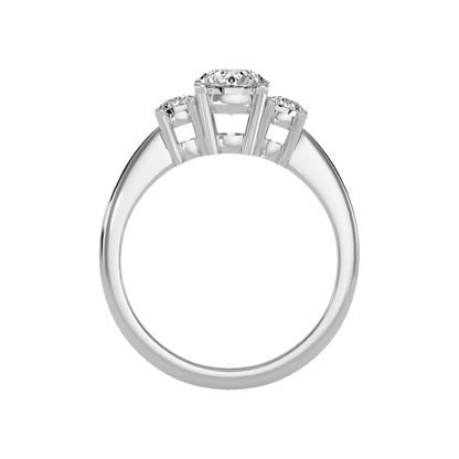 Coruscating Tri Stone Ring - Eight